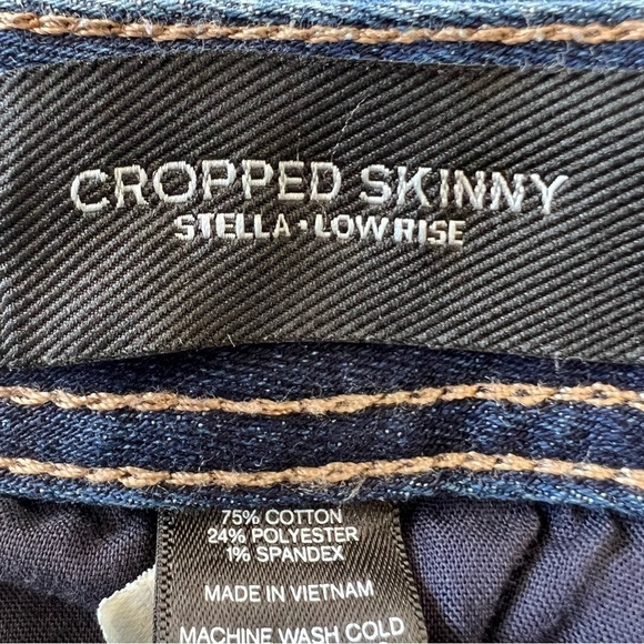 express CROPPED SKINNY DISTRESSED WOMEN'S JEANS - Picture 12 of 12